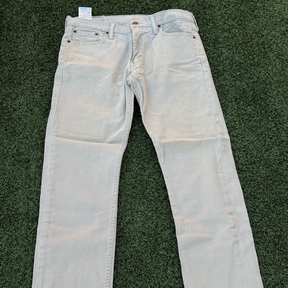 Levi's 513 Men's Jeans Pants  Size W31 L30 Color Beige